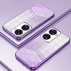 Custodia Silicone Trasparente Ultra Sottile Cover Morbida SY2 per Huawei Nova 11 SE Viola