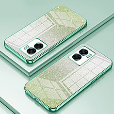 Custodia Silicone Trasparente Ultra Sottile Cover Morbida SY2 per OnePlus Nord N300 5G Verde