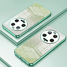 Custodia Silicone Trasparente Ultra Sottile Cover Morbida SY2 per Xiaomi Mi 13 Ultra 5G Verde