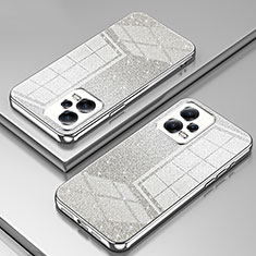 Custodia Silicone Trasparente Ultra Sottile Cover Morbida SY2 per Xiaomi Poco X5 5G Argento