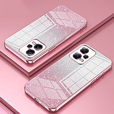 Custodia Silicone Trasparente Ultra Sottile Cover Morbida SY2 per Xiaomi Poco X5 5G Oro Rosa