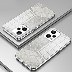 Custodia Silicone Trasparente Ultra Sottile Cover Morbida SY2 per Xiaomi Redmi Note 12 Explorer Argento