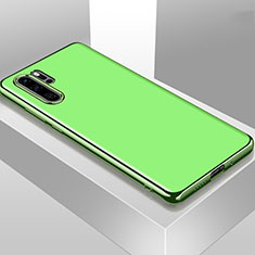 Custodia Silicone Trasparente Ultra Sottile Cover Morbida T01 per Huawei P30 Pro New Edition Verde