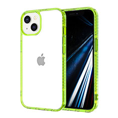 Custodia Silicone Trasparente Ultra Sottile Cover Morbida YJ2 per Apple iPhone 13 Verde