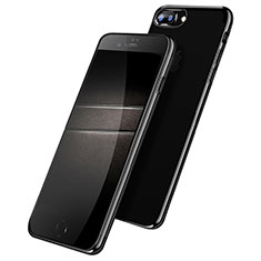 Custodia Silicone Trasparente Ultra Sottile Morbida A22 per Apple iPhone 7 Plus Nero