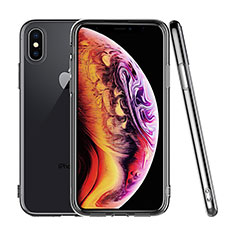 Custodia Silicone Trasparente Ultra Sottile Morbida C19 per Apple iPhone X Chiaro