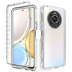 Custodia Silicone Trasparente Ultra Sottile Morbida Cover Fronte e Retro 360 Gradi Sfumato per Huawei Honor X9 4G Chiaro