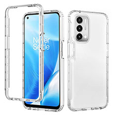 Custodia Silicone Trasparente Ultra Sottile Morbida Cover Fronte e Retro 360 Gradi Sfumato per Oppo A74 5G Chiaro