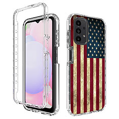 Custodia Silicone Trasparente Ultra Sottile Morbida Cover Fronte e Retro 360 JX1 per Samsung Galaxy A13 4G Multicolore