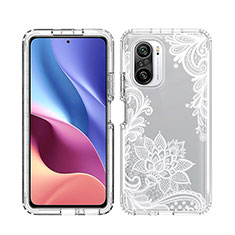 Custodia Silicone Trasparente Ultra Sottile Morbida Cover Fronte e Retro 360 JX1 per Xiaomi Mi 11X 5G Bianco