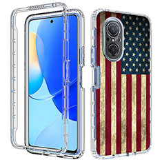 Custodia Silicone Trasparente Ultra Sottile Morbida Cover Fronte e Retro 360 per Huawei Nova 9 SE Multicolore