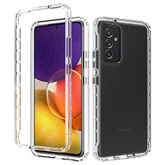 Custodia Silicone Trasparente Ultra Sottile Morbida Cover Fronte e Retro 360 per Samsung Galaxy F34 5G Chiaro