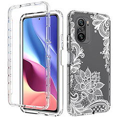 Custodia Silicone Trasparente Ultra Sottile Morbida Cover Fronte e Retro 360 per Xiaomi Mi 11i 5G Bianco