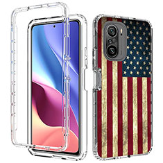 Custodia Silicone Trasparente Ultra Sottile Morbida Cover Fronte e Retro 360 per Xiaomi Mi 11i 5G Multicolore