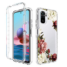 Custodia Silicone Trasparente Ultra Sottile Morbida Cover Fronte e Retro 360 per Xiaomi Redmi Note 11 SE India 4G Marrone