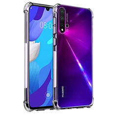 Custodia Silicone Trasparente Ultra Sottile Morbida K02 per Huawei Nova 5 Pro Chiaro