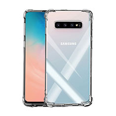 Custodia Silicone Trasparente Ultra Sottile Morbida K02 per Samsung Galaxy S10 Plus Chiaro