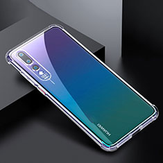 Custodia Silicone Trasparente Ultra Sottile Morbida K04 per Huawei P20 Pro Chiaro