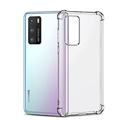 Custodia Silicone Trasparente Ultra Sottile Morbida K05 per Huawei P40 Chiaro