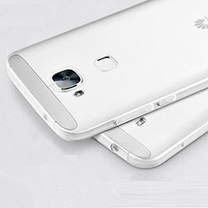 Custodia Silicone Trasparente Ultra Sottile Morbida per Huawei GX8 Bianco