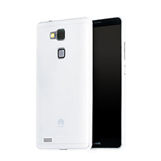 Custodia Silicone Trasparente Ultra Sottile Morbida per Huawei Mate 7 Chiaro