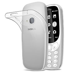 Custodia Silicone Trasparente Ultra Sottile Morbida per Nokia 3310 (2017) Chiaro