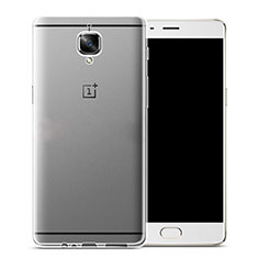 Custodia Silicone Trasparente Ultra Sottile Morbida per OnePlus 3T Chiaro