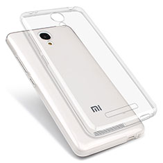 Custodia Silicone Trasparente Ultra Sottile Morbida per Xiaomi Redmi Note 2 Chiaro