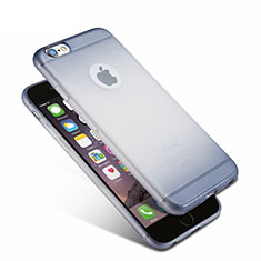 Custodia Silicone Trasparente Ultra Sottile Morbida Sfumato per Apple iPhone 6S Blu