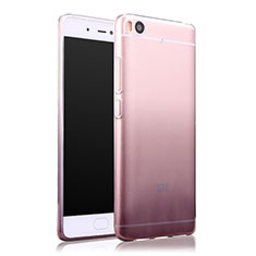 Custodia Silicone Trasparente Ultra Sottile Morbida Sfumato per Xiaomi Mi 5S Grigio