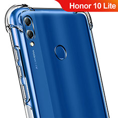 Custodia Silicone Trasparente Ultra Sottile Morbida T02 per Huawei Honor 10 Lite Chiaro