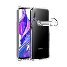 Custodia Silicone Trasparente Ultra Sottile Morbida T02 per Huawei P Smart Z (2019) Chiaro