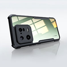 Custodia Silicone Trasparente Ultra Sottile Morbida T04 per Xiaomi Mi 13 Pro 5G Nero