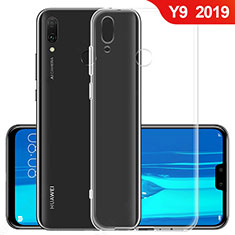 Custodia Silicone Trasparente Ultra Sottile Morbida T06 per Huawei Y9 (2019) Chiaro