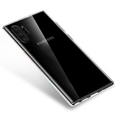 Custodia Silicone Trasparente Ultra Sottile Morbida T06 per Samsung Galaxy Note 10 Plus 5G Chiaro