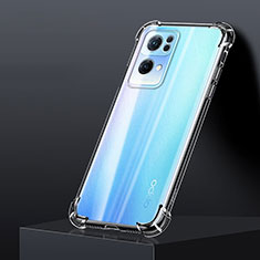 Custodia Silicone Trasparente Ultra Sottile Morbida T07 per Oppo Reno7 Pro 5G Chiaro