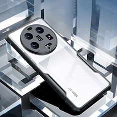 Custodia Silicone Trasparente Ultra Sottile Morbida T08 per Xiaomi Mi 13 Ultra 5G Nero