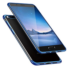 Custodia Silicone Trasparente Ultra Sottile Morbida T08 per Xiaomi Mi Note 3 Blu
