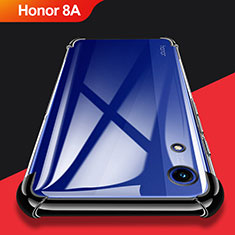 Custodia Silicone Trasparente Ultra Sottile Morbida T11 per Huawei Honor 8A Nero