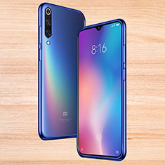 Custodia Silicone Trasparente Ultra Sottile Morbida T17 per Xiaomi Mi A3 Lite Blu