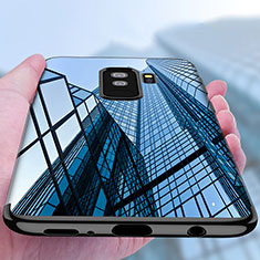 Custodia Silicone Trasparente Ultra Sottile Morbida T18 per Samsung Galaxy S9 Plus Nero