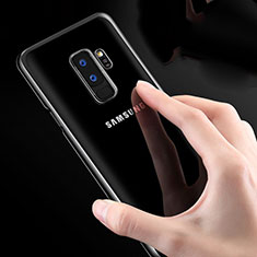 Custodia Silicone Trasparente Ultra Sottile Morbida T23 per Samsung Galaxy S9 Plus Bianco