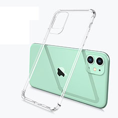 Custodia Silicone Trasparente Ultra Sottile Morbida U03 per Apple iPhone 11 Chiaro