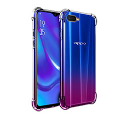 Custodia Silicone Trasparente Ultra Sottile Morbida Z05 per Oppo R17 Neo Chiaro