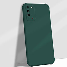 Custodia Silicone Ultra Sottile Morbida 360 Gradi Cover C01 per Huawei Honor X10 5G Verde