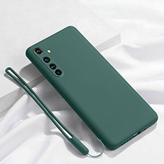 Custodia Silicone Ultra Sottile Morbida 360 Gradi Cover C01 per Realme X50 Pro 5G Verde