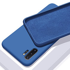 Custodia Silicone Ultra Sottile Morbida 360 Gradi Cover C01 per Samsung Galaxy Note 10 Plus Blu