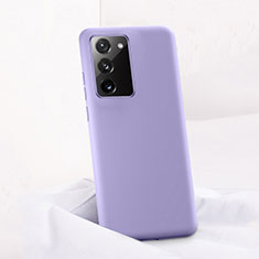 Custodia Silicone Ultra Sottile Morbida 360 Gradi Cover C01 per Samsung Galaxy Note 20 5G Viola