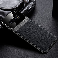 Custodia Silicone Ultra Sottile Morbida 360 Gradi Cover C01 per Samsung Galaxy S10 Plus Nero
