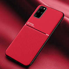 Custodia Silicone Ultra Sottile Morbida 360 Gradi Cover C01 per Samsung Galaxy S20 Plus 5G Rosso